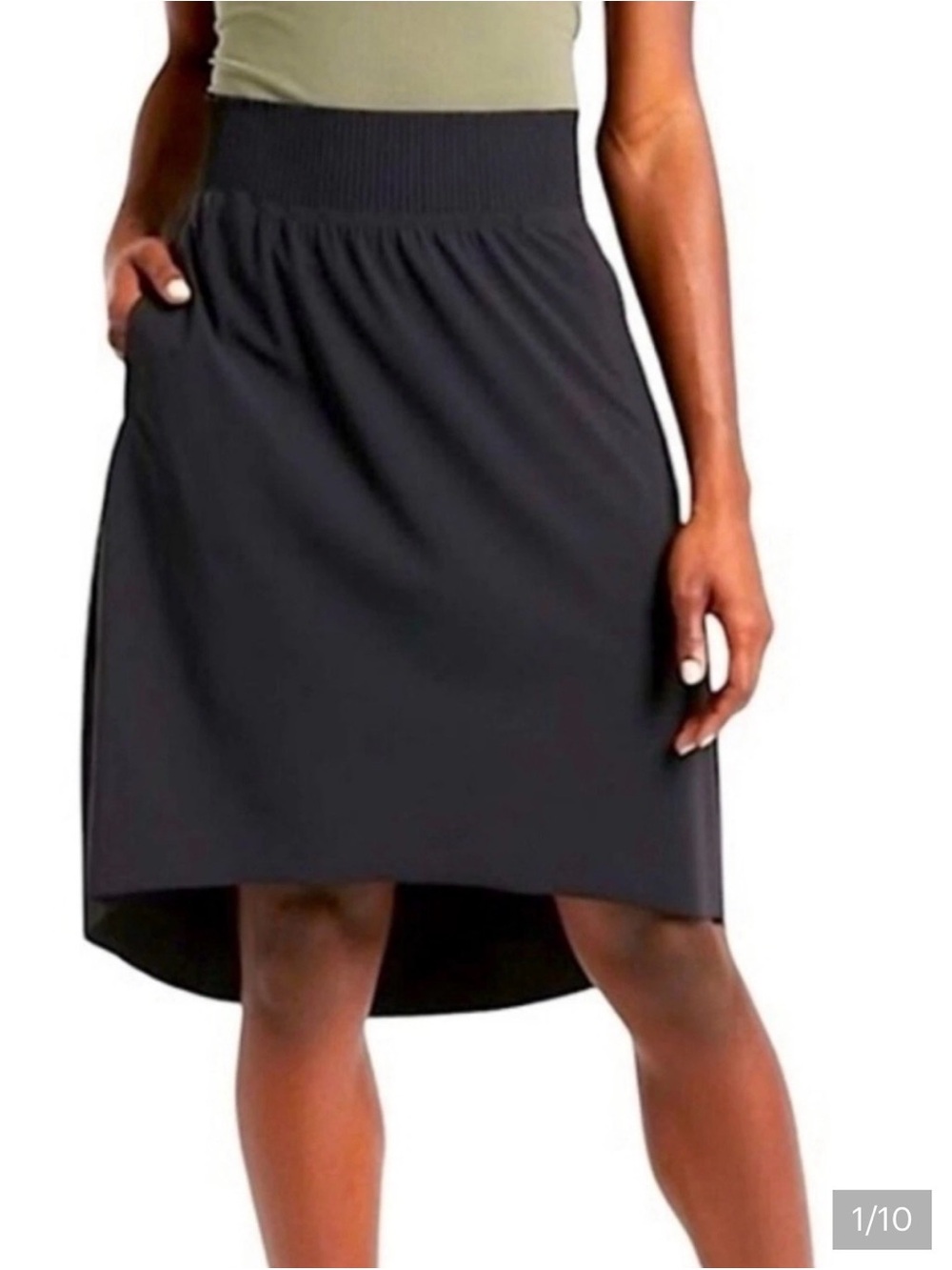 Athleta Cosmic Skirt black small NWOT